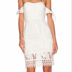 Line & Dot Dress - Color: Cream / Size/ XS